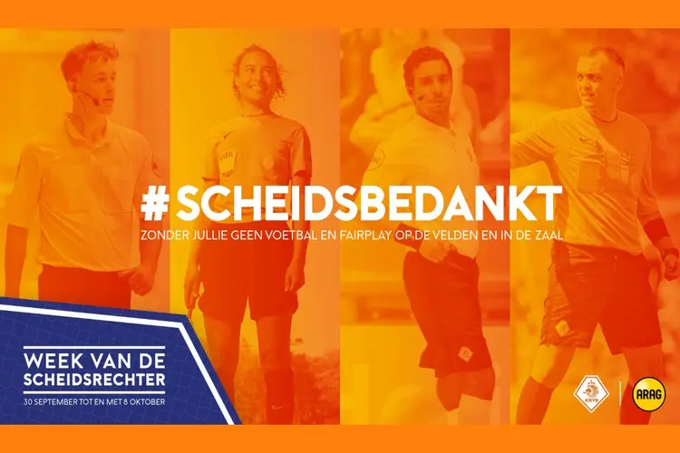 Week van de scheidsrechter dit weekend van start #scheidsbedankt