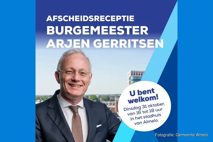 Burgemeester Gerritsen neemt afscheid van Almelo