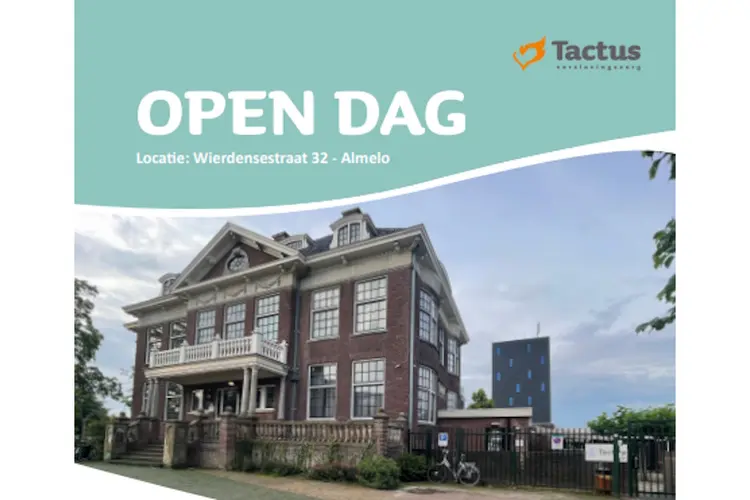 Open Dag Tactus locatie Wierdensestraat Almelo  28 september 2024